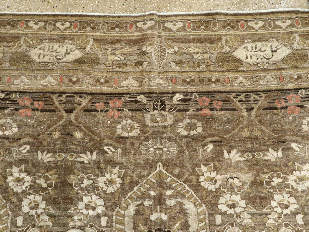 Antique Persian Tabriz Carpet, No.20330 - Staging