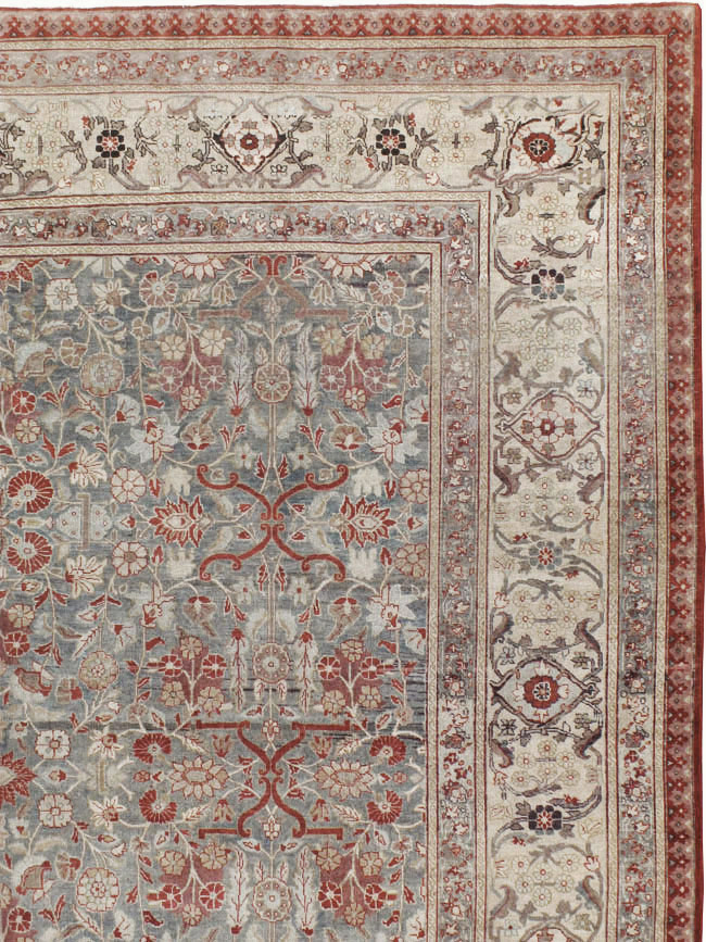 Antique Persian Tabriz Carpet, No.20338 - Staging
