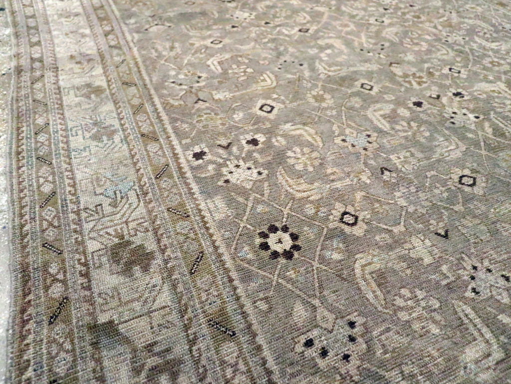 Vintage Persian Malayer Accent Carpet, No.20344 - Staging