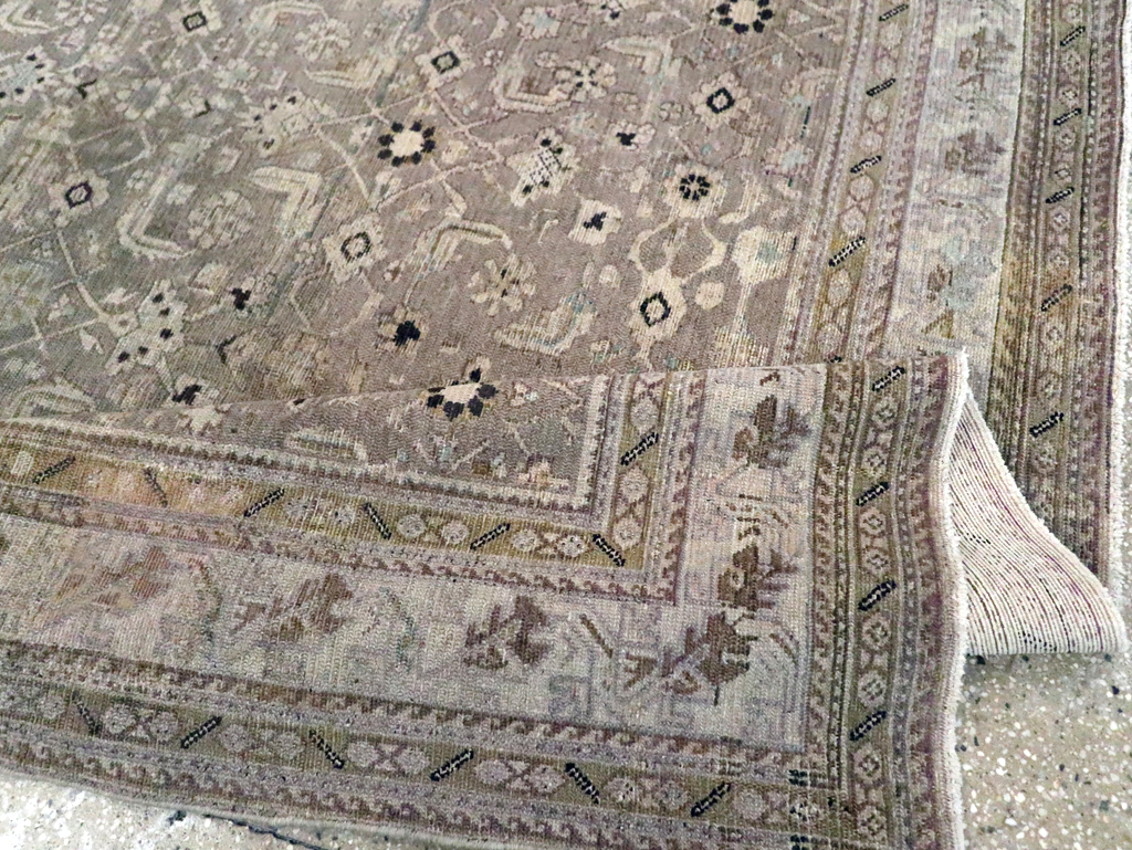 Vintage Persian Malayer Accent Carpet, No.20344 - Staging