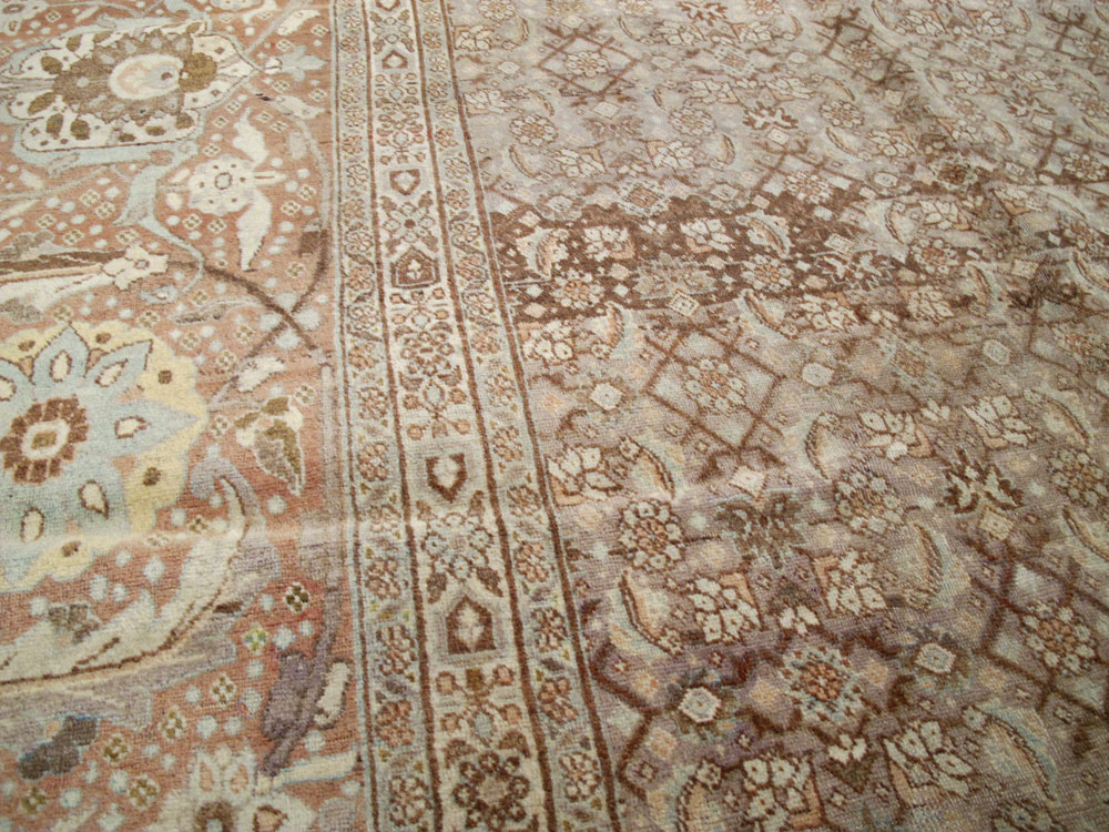 Antique Tabriz Persian Carpet, No.20356 - Staging