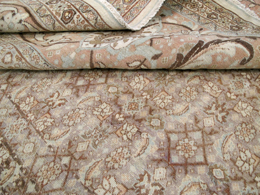 Antique Tabriz Persian Carpet, No.20356 - Staging