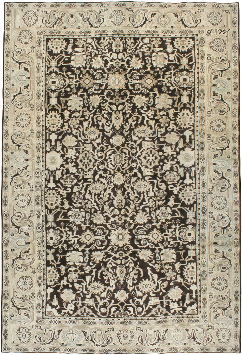 Vintage Persian Malayer Carpet, No.20373 - Staging
