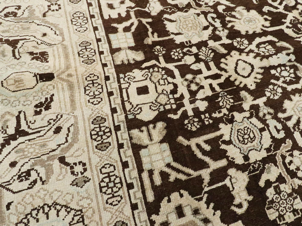 Vintage Persian Malayer Carpet, No.20373 - Staging