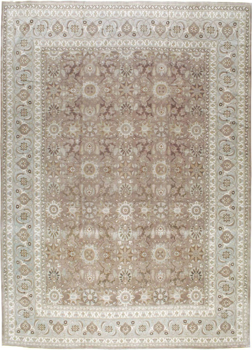 Antique Persian Tabriz Carpet, No.20376 - Staging