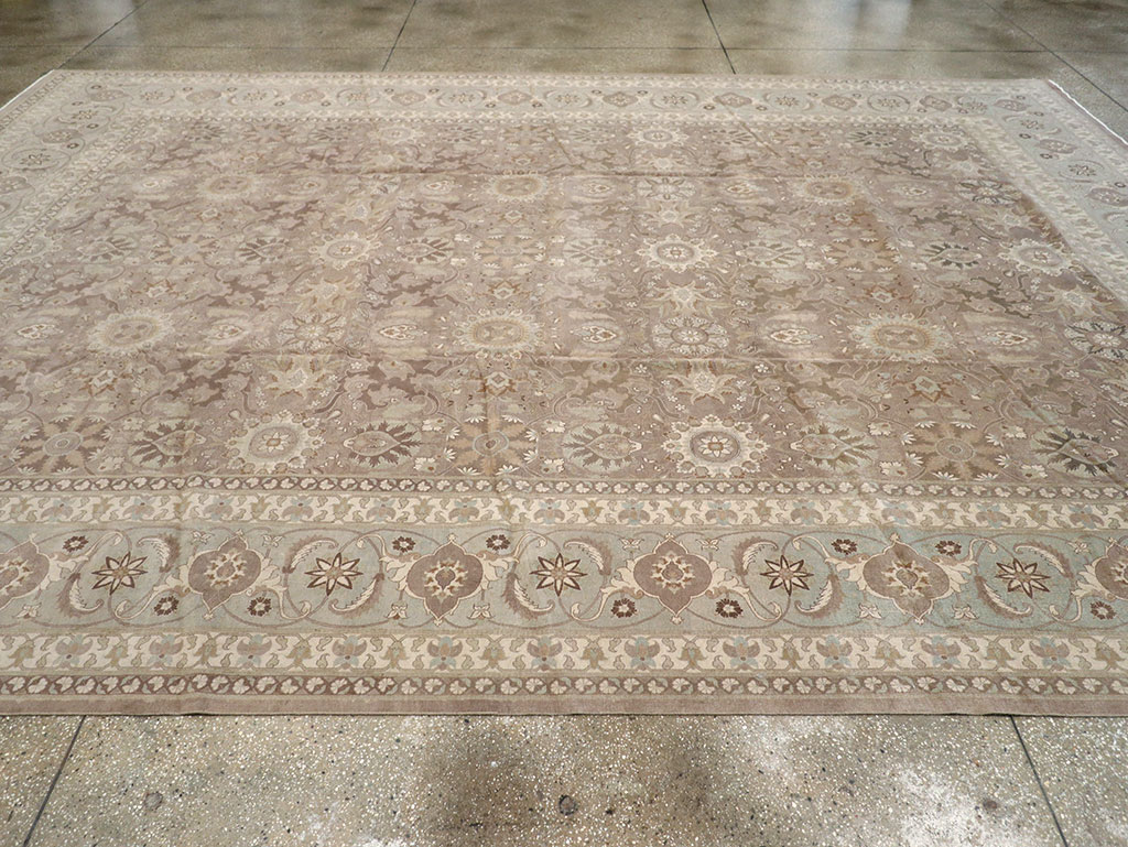 Antique Persian Tabriz Carpet, No.20376 - Staging