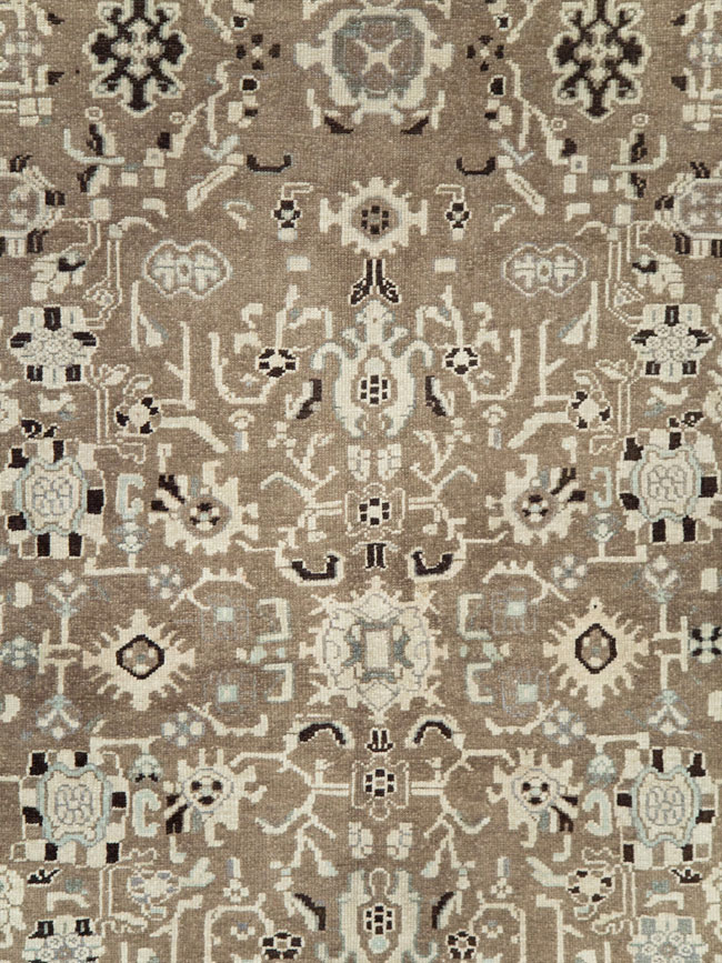 Vintage Persian Malayer Room Size Carpet, No.20388 - Staging