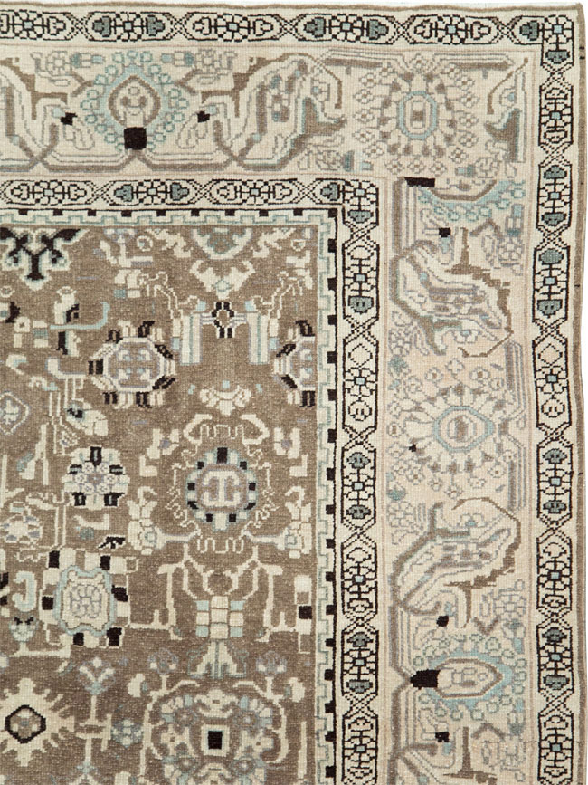 Vintage Persian Malayer Room Size Carpet, No.20388 - Staging