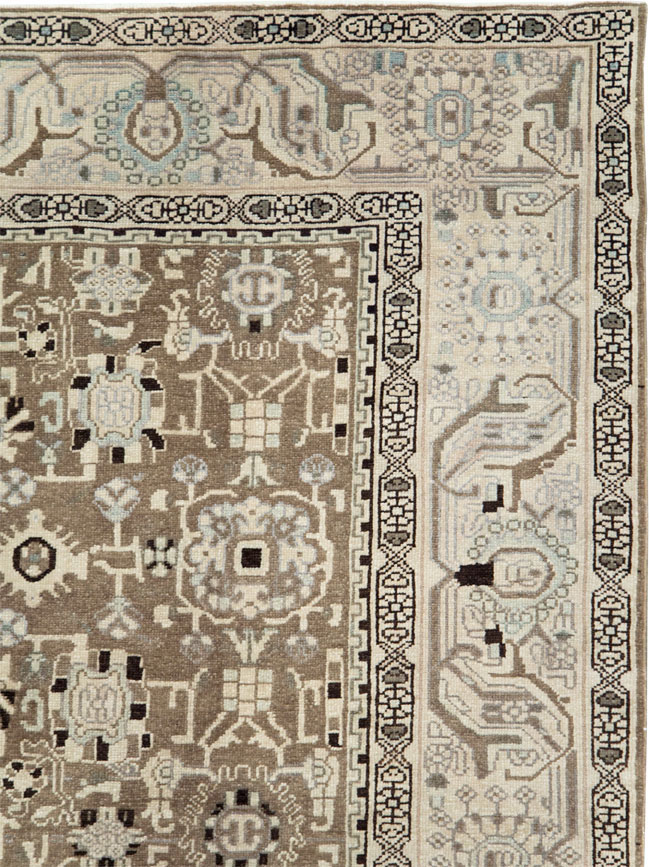 Vintage Persian Malayer Room Size Carpet, No.20388 - Staging