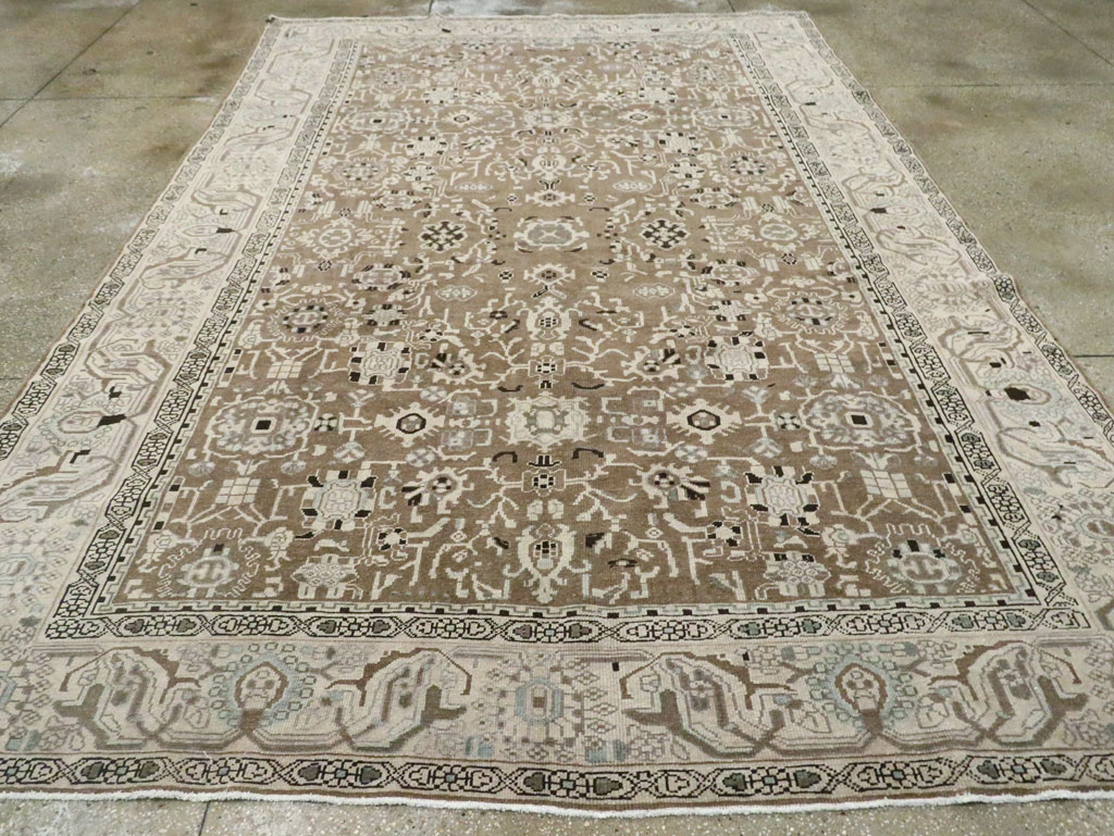 Vintage Persian Malayer Room Size Carpet, No.20388 - Staging