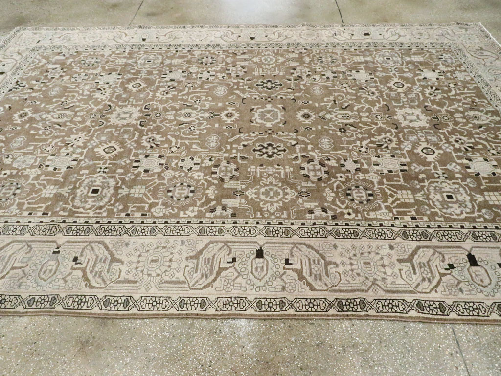 Vintage Persian Malayer Room Size Carpet, No.20388 - Staging