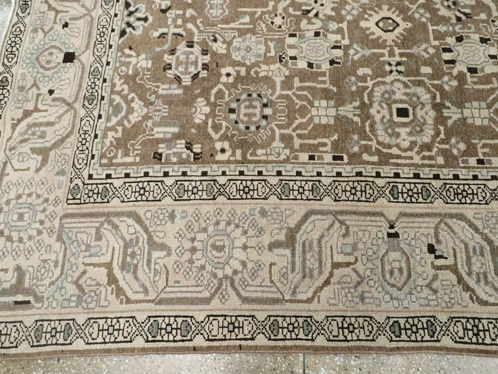 Vintage Persian Malayer Room Size Carpet, No.20388 - Staging