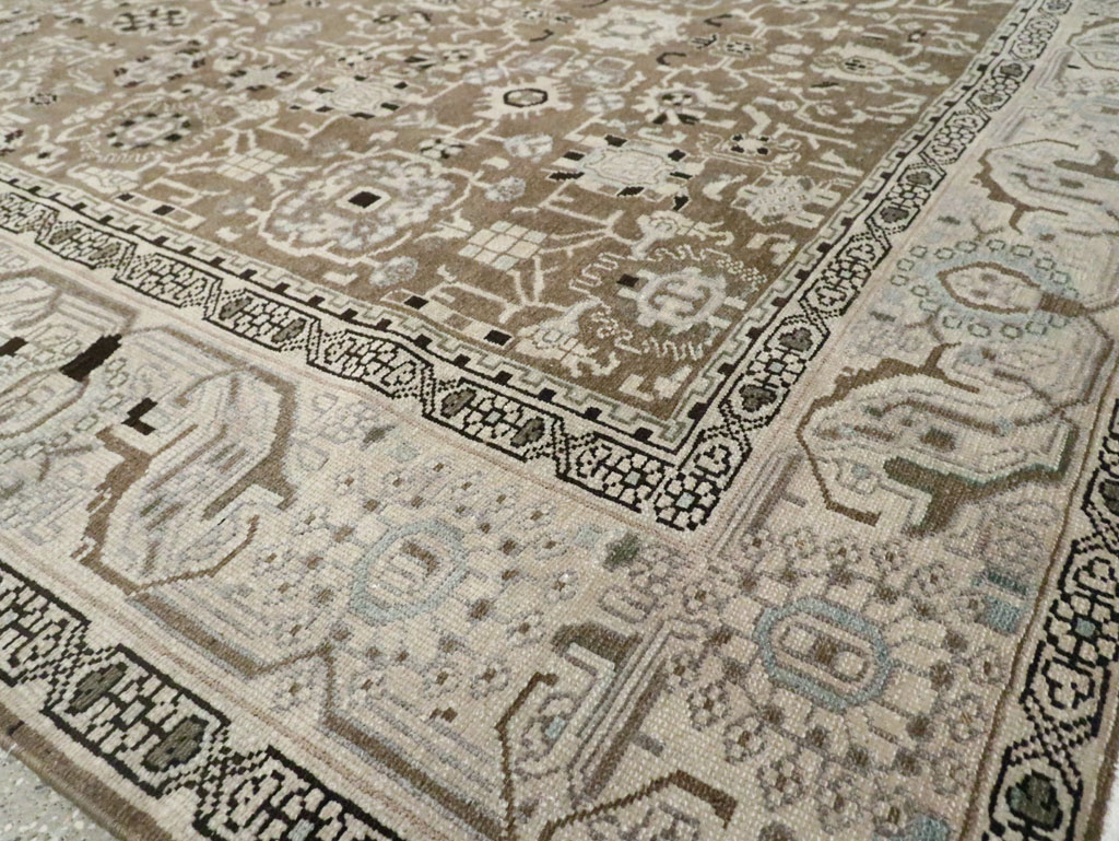 Vintage Persian Malayer Room Size Carpet, No.20388 - Staging