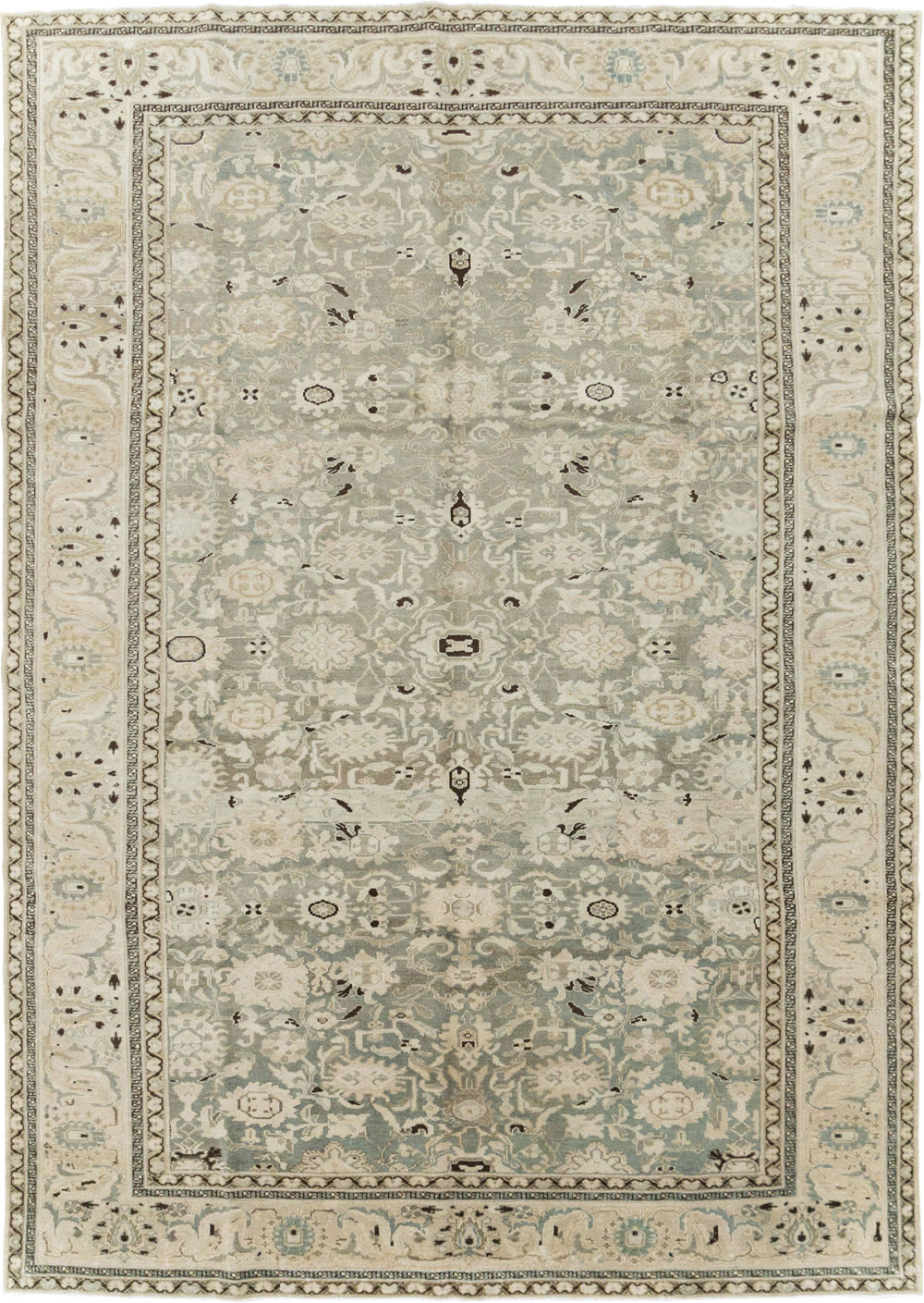 Vintage Persian Malayer Carpet, No.20390 - Staging