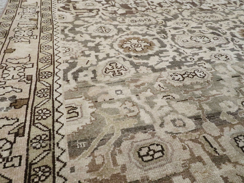 Vintage Persian Malayer Gallery Carpet, No.20393 - Staging