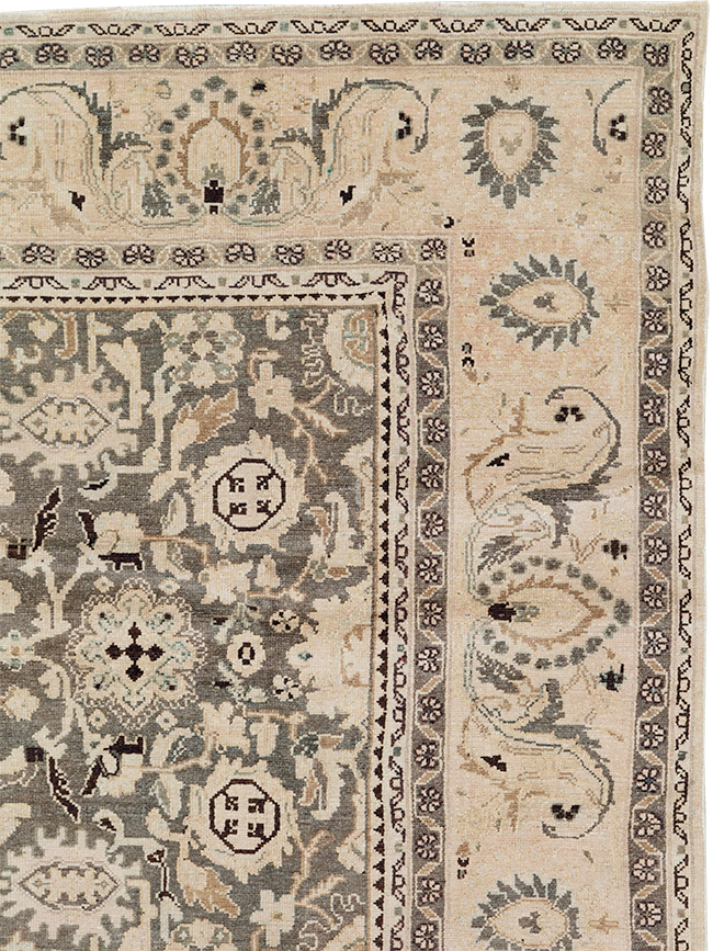 Vintage Persian Malayer Carpet, No.20396 - Staging