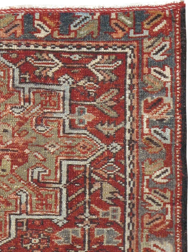 Vintage Persian Karajeh Rug, No.20407 - Staging