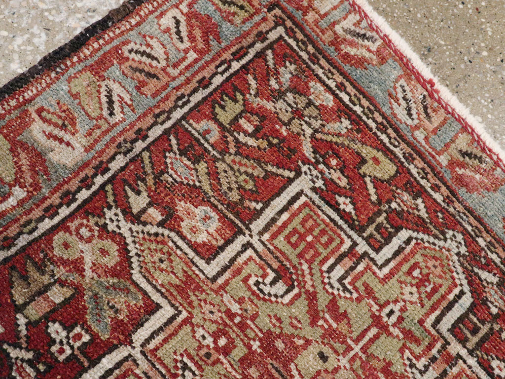 Vintage Persian Karajeh Rug, No.20407 - Staging