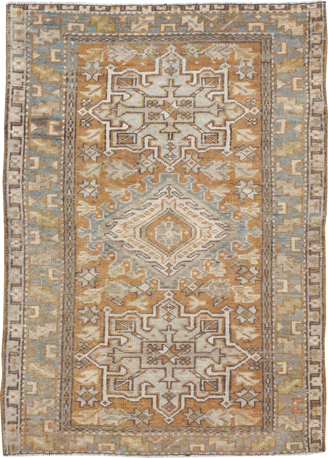 Vintage Persian Karajeh Rug, No.20409 - Staging