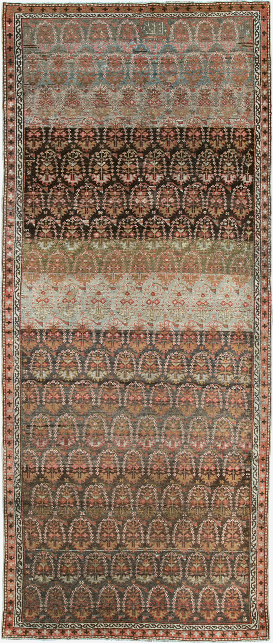 Vintage Persian Malayer Rug, No.20410 - Staging