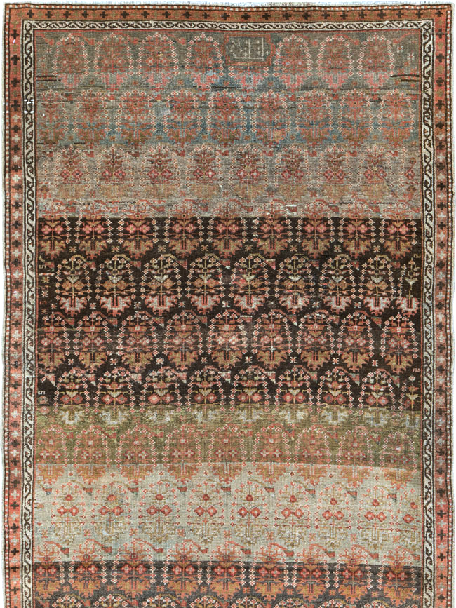 Vintage Persian Malayer Rug, No.20410 - Staging