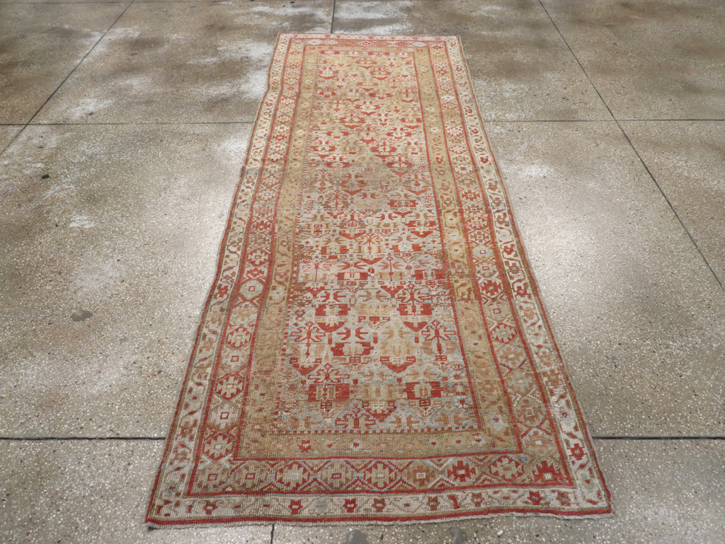 Vintage Persian Kurdish Runner, No.20411 - Staging