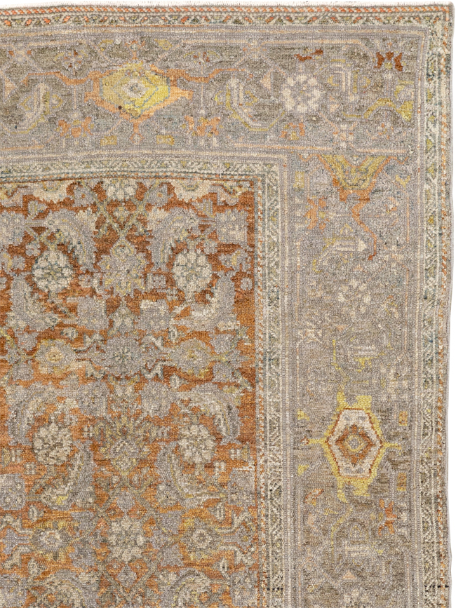 Antique Persian Kurdish Small Gallery Rug, No.20420 - Staging