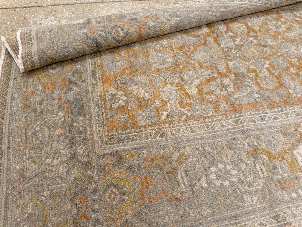 Antique Persian Kurdish Small Gallery Rug, No.20420 - Staging