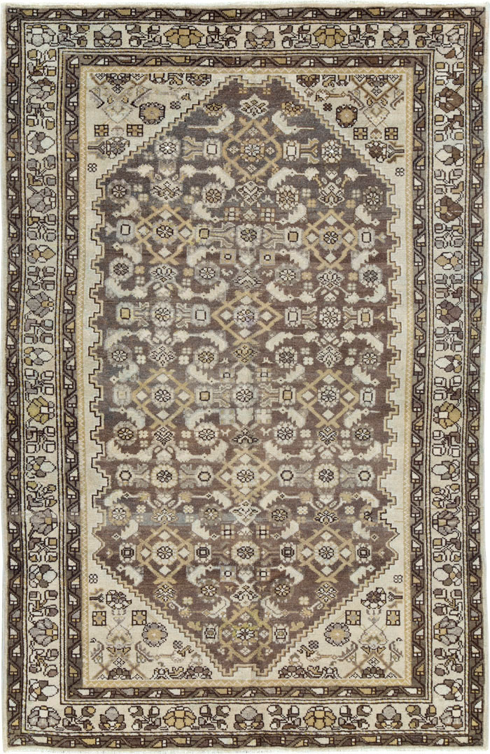 Vintage Persian Malayer Rug, No.20423 - Staging