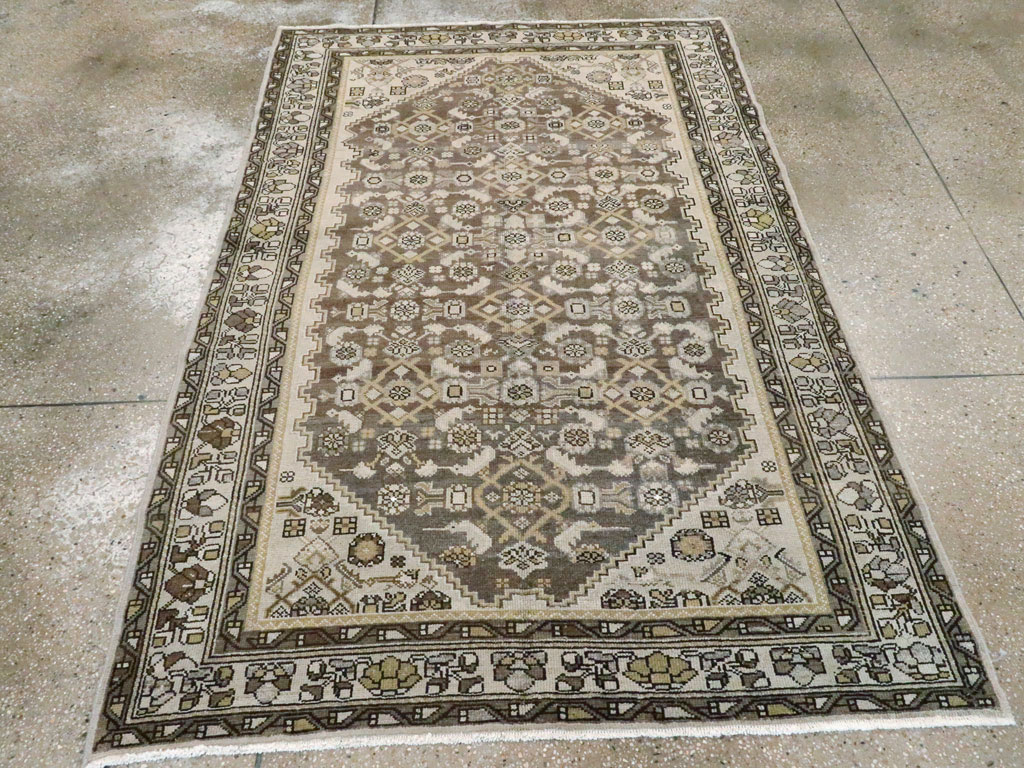 Vintage Persian Malayer Rug, No.20423 - Staging