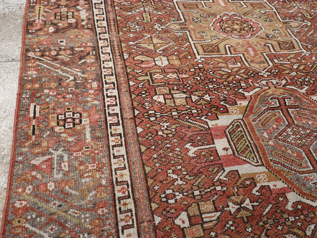 Vintage Persian Karajeh Rug, No.20425 - Staging