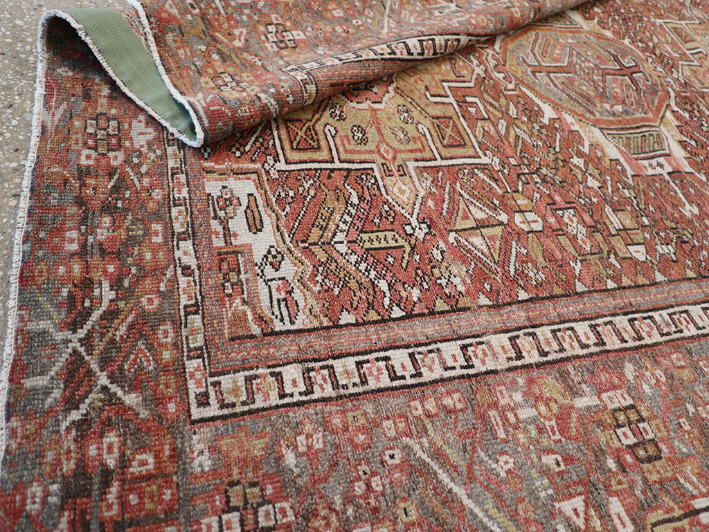 Vintage Persian Karajeh Rug, No.20425 - Staging