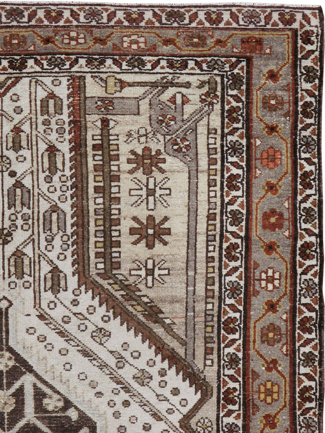 Vintage Persian Malayer Rug, No.20433 - Staging