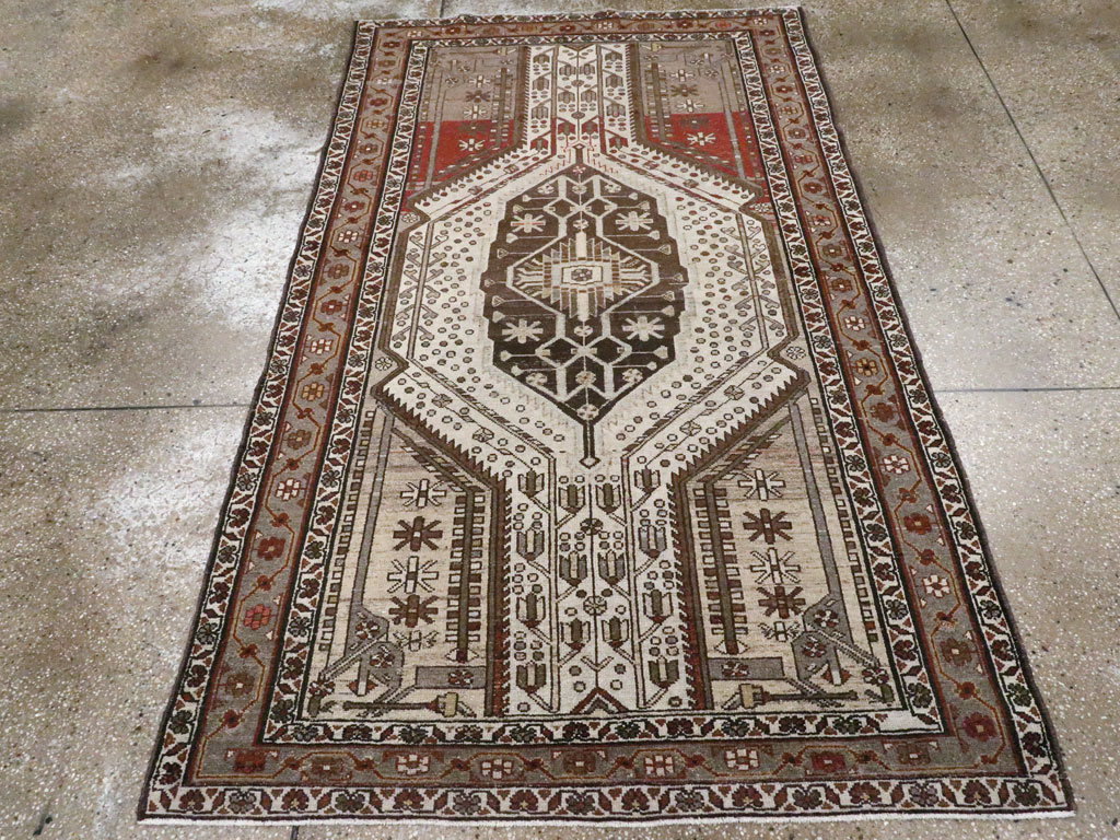 Vintage Persian Malayer Rug, No.20433 - Staging