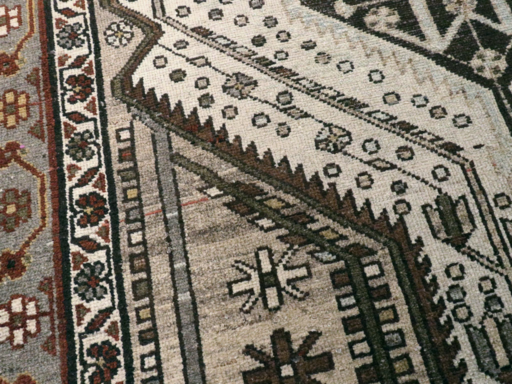 Vintage Persian Malayer Rug, No.20433 - Staging