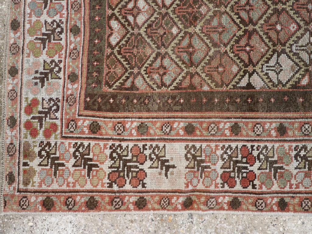 Vintage Persian Kurdish Runner, No.20435 - Staging