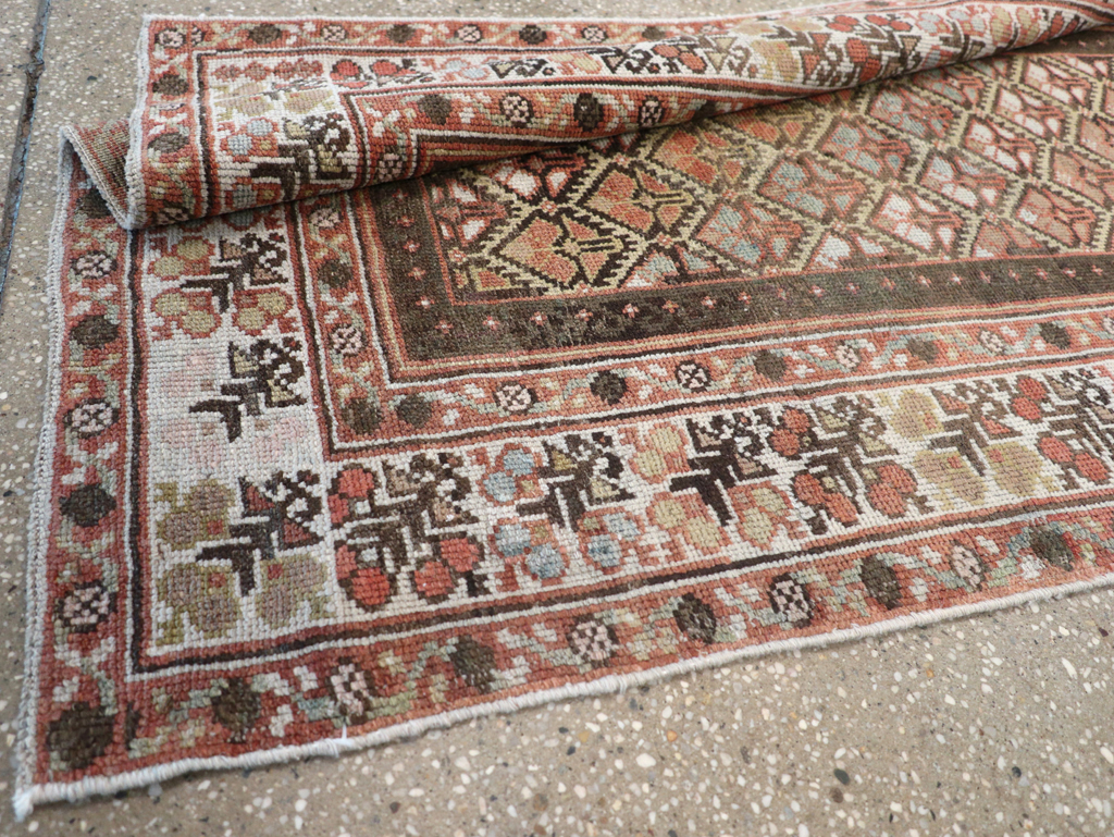 Vintage Persian Kurdish Runner, No.20435 - Staging