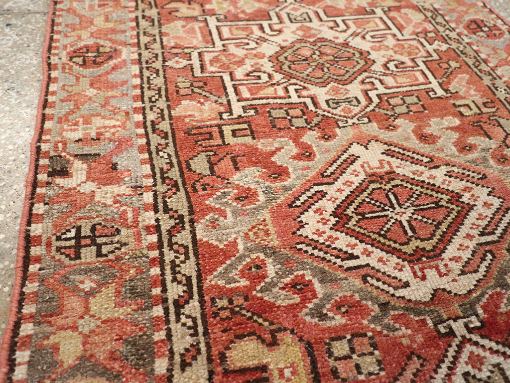Vintage Persian Karajeh Rug, No.20436 - Staging