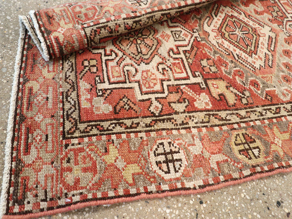 Vintage Persian Karajeh Rug, No.20436 - Staging