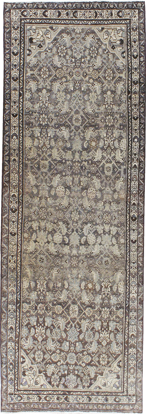 Vintage Persian Malayer Runner, No.20443 - Staging