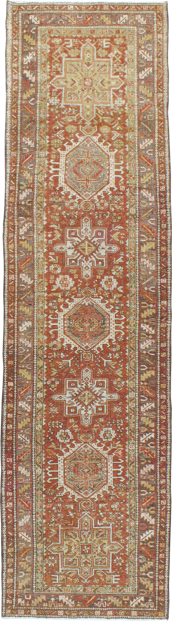 Vintage Persian Karajeh Runner, No.20444 - Staging