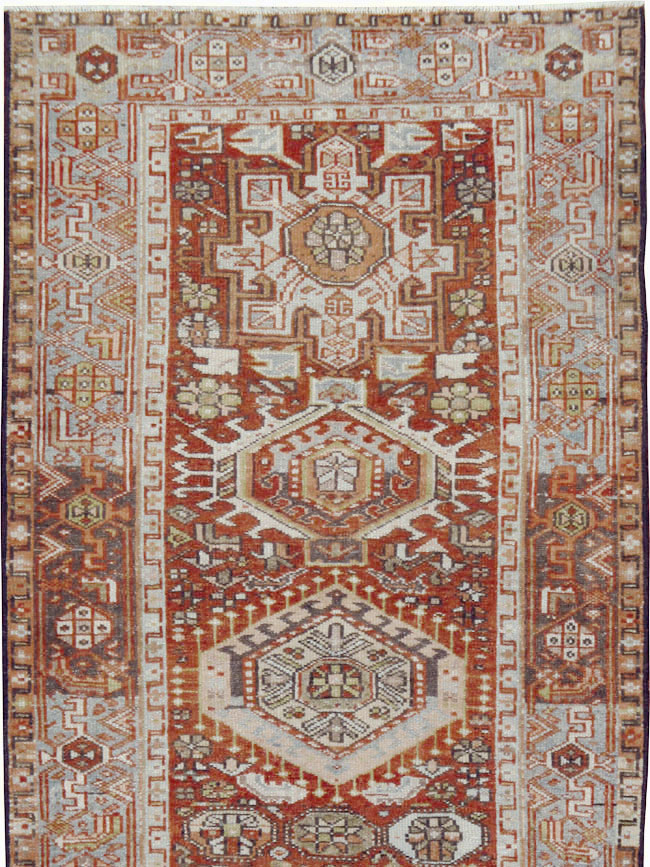 Vintage Persian Karajeh Runner, No.20447 - Staging