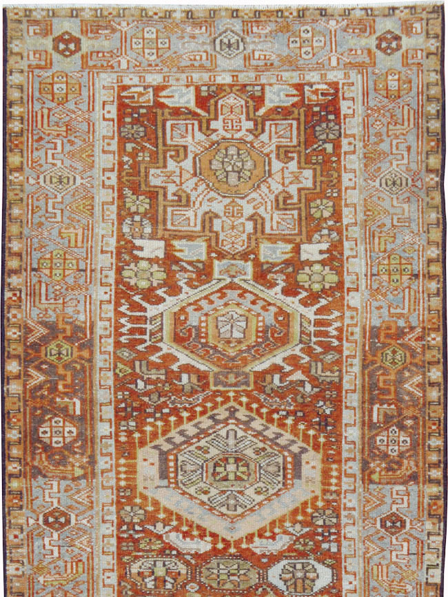 Vintage Persian Karajeh Runner, No.20447 - Staging