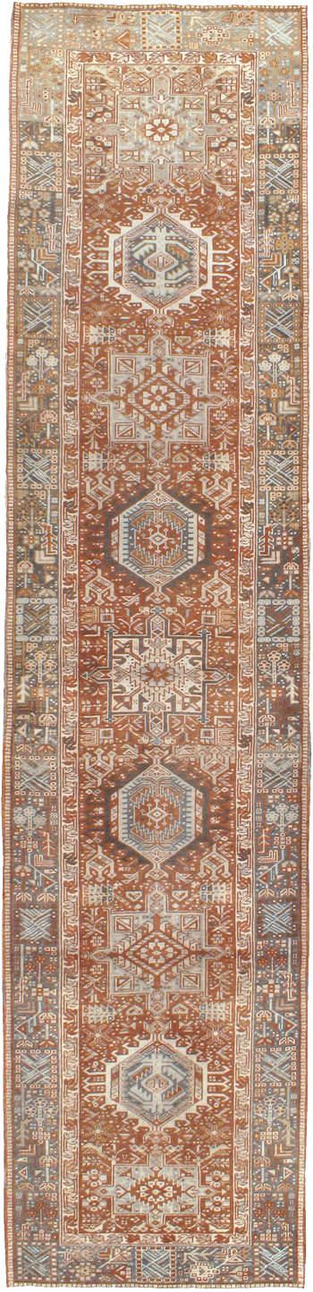 Vintage Persian Karajeh Runner, No.20449 - Staging