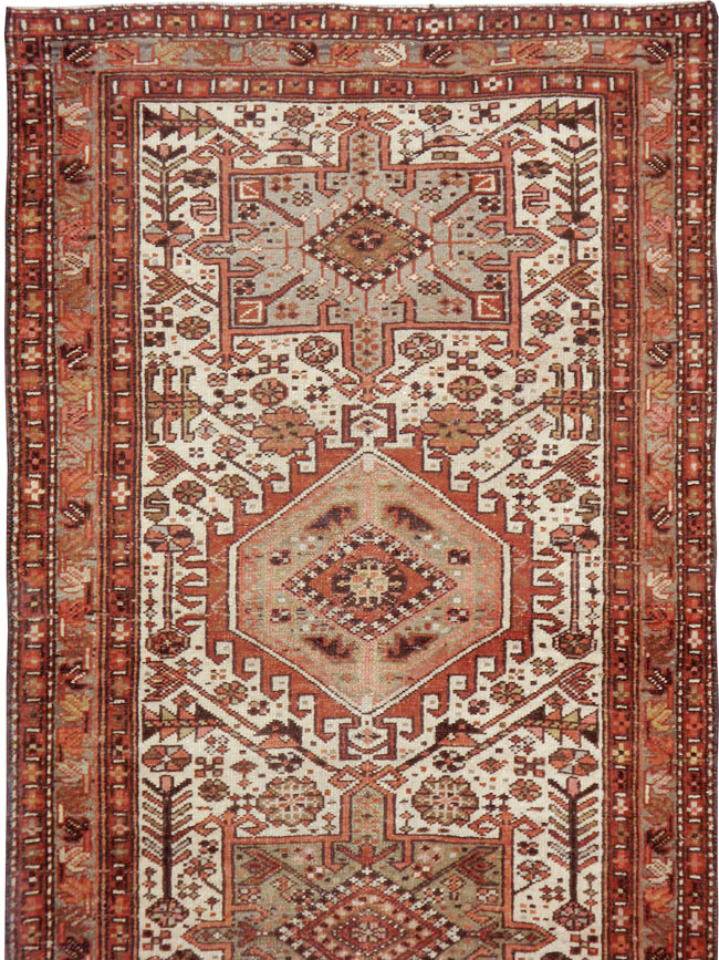 Vintage Persian Karajeh Runner, No.20451 - Staging