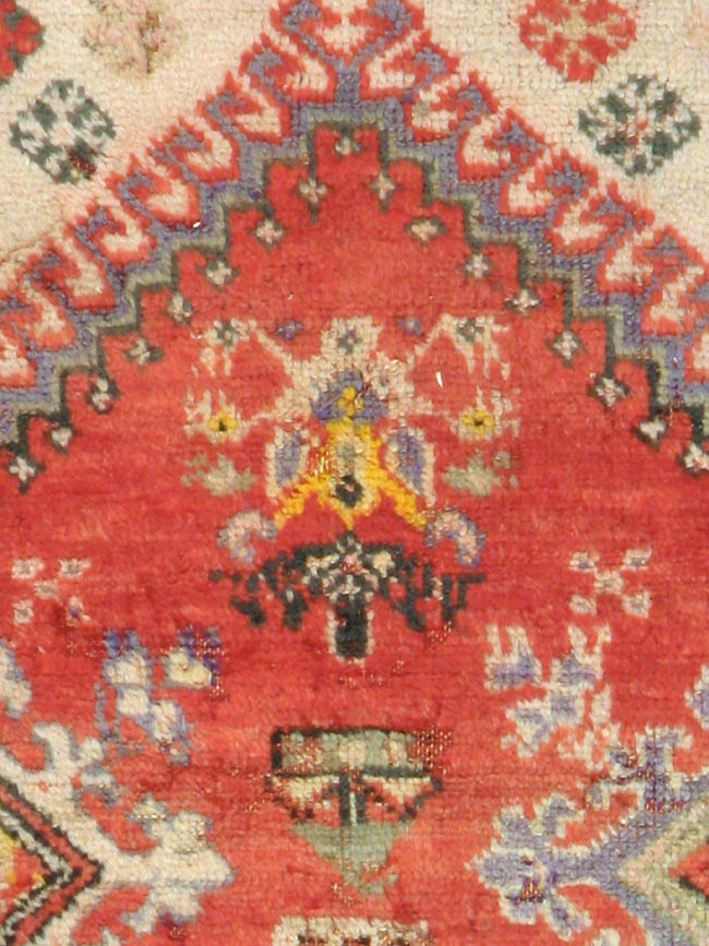 Antique Turish Oushak Carpet, No.20458 - Staging