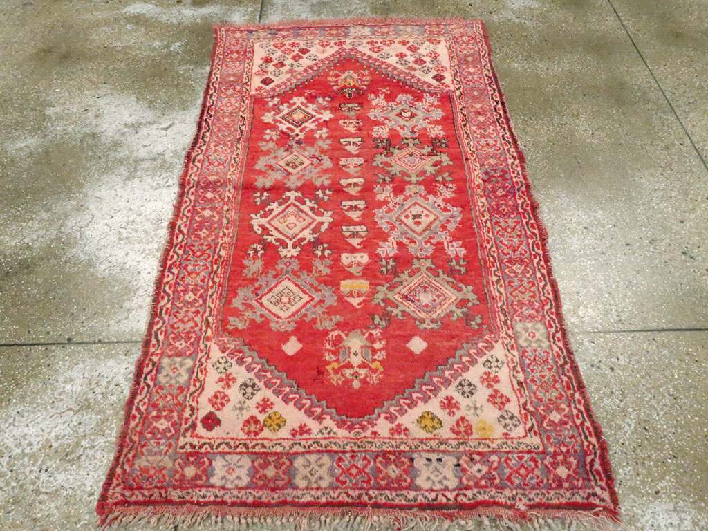 Antique Turish Oushak Carpet, No.20458 - Staging