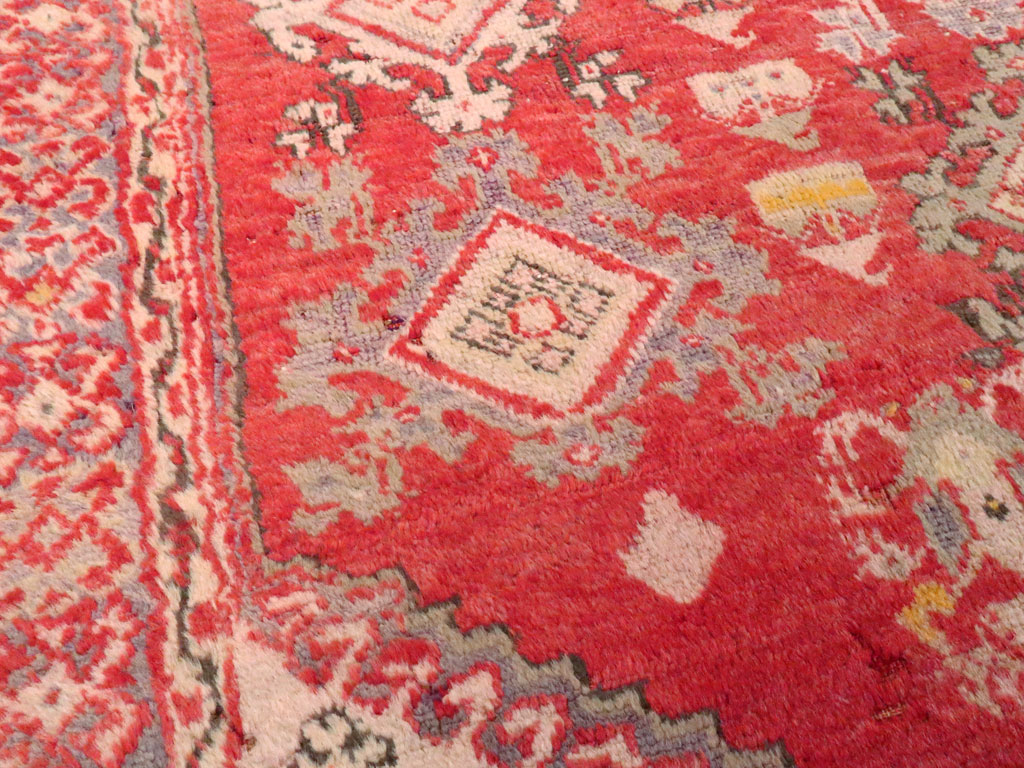 Antique Turish Oushak Carpet, No.20458 - Staging