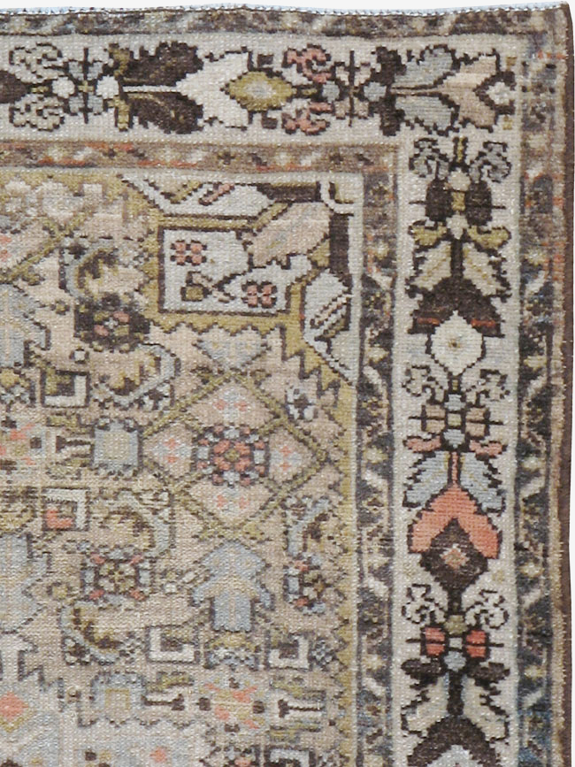 Antique Persian Malayer Throw Rug, No.20469 - Staging