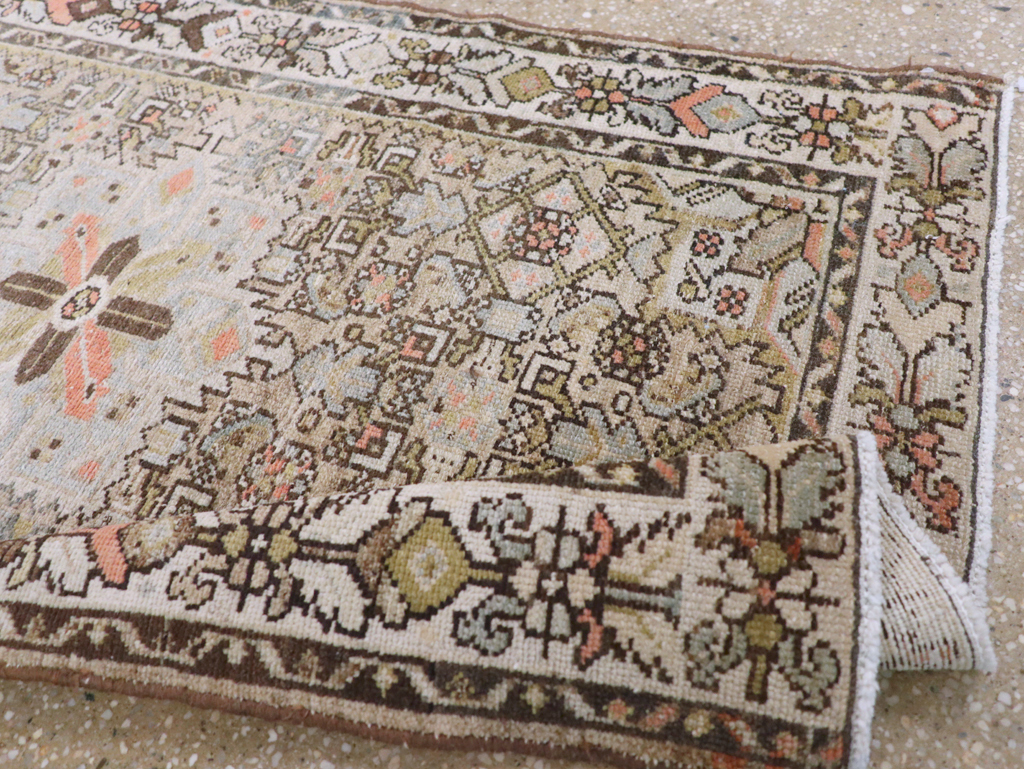 Antique Persian Malayer Throw Rug, No.20469 - Staging